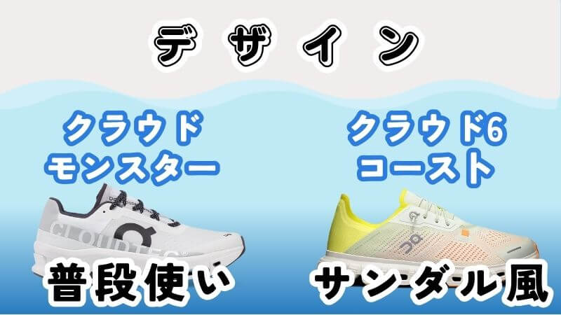 On(オン)のクラウドモンスターとコーストのデザイン