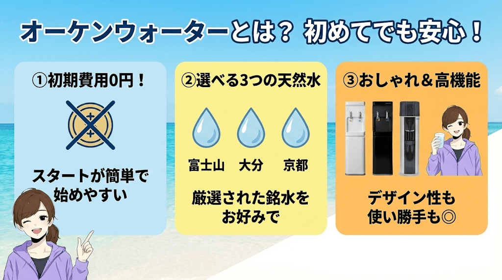 オーケンウォーターについてわかりやすく解説
