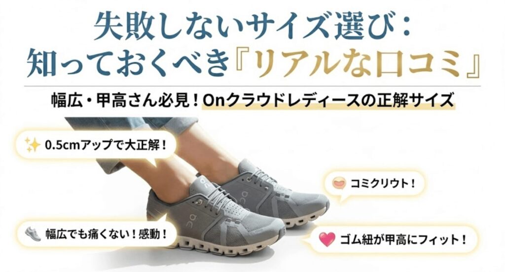 失敗しないサイズ選:知っておくべき「リアルな口コミ」