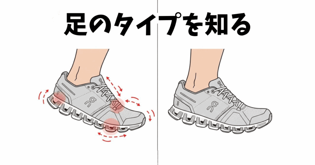 足のタイプを知る