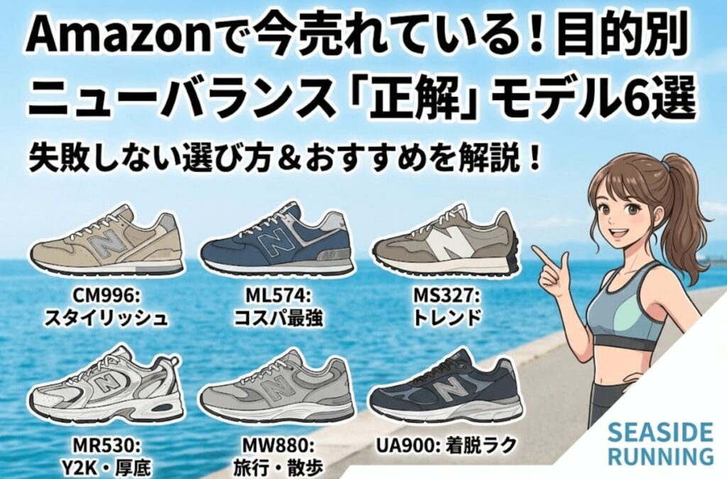 Amazonで今売れている目的別ニューバランススニーカーの「正解」モデル