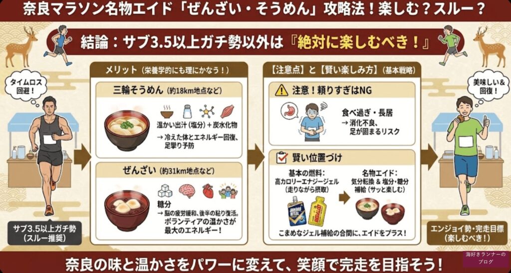 給水所の「ぜんざい・そうめん」は楽しむべき?