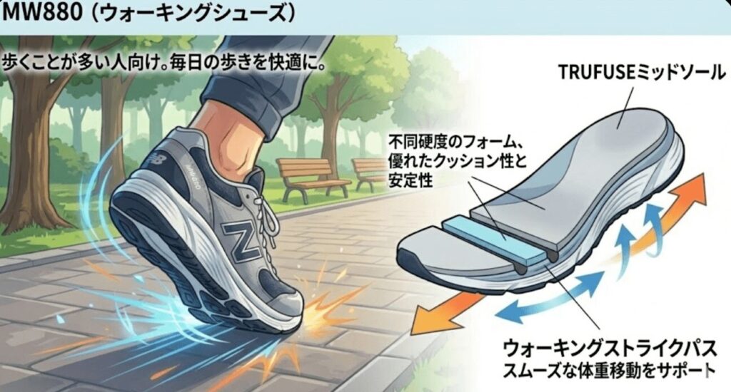 歩くことが多い人向け