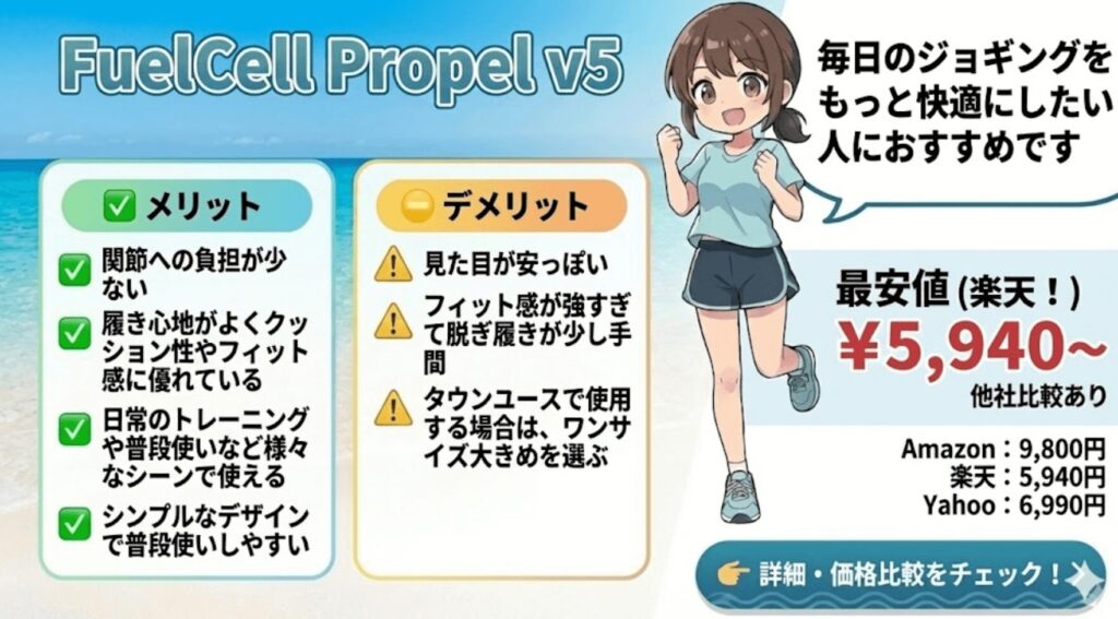 FuelCell Propel v5のメリット・デメリット