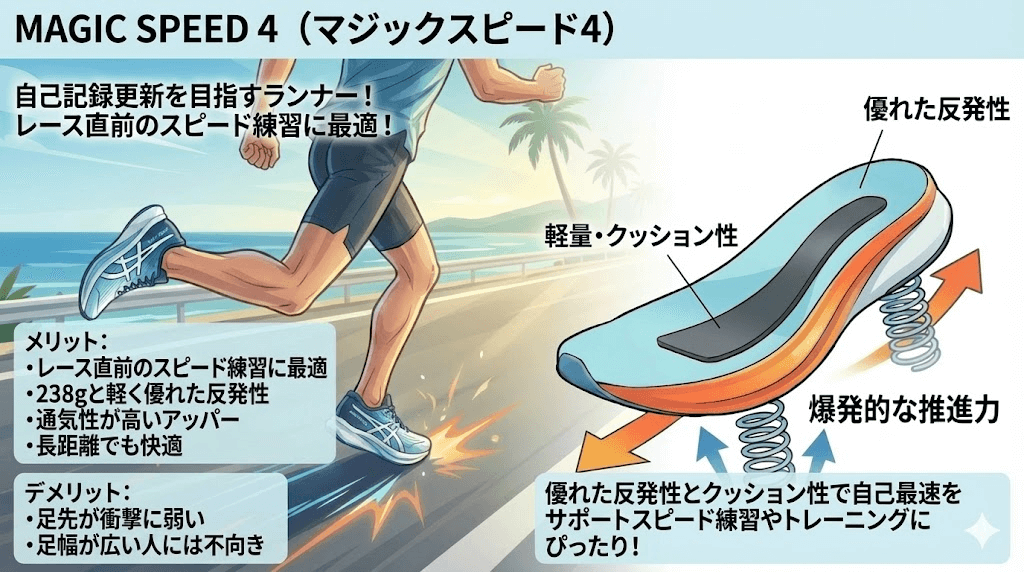 MAGIC SPEED 4(マジックスピード4)のメリット・デメリット