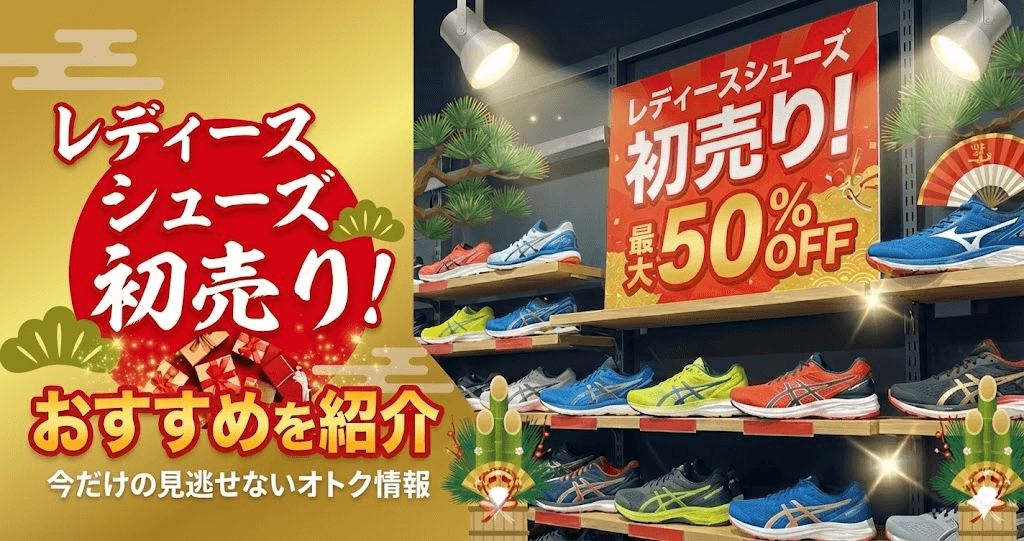 レディースシューズ初売り！おすすめを紹介