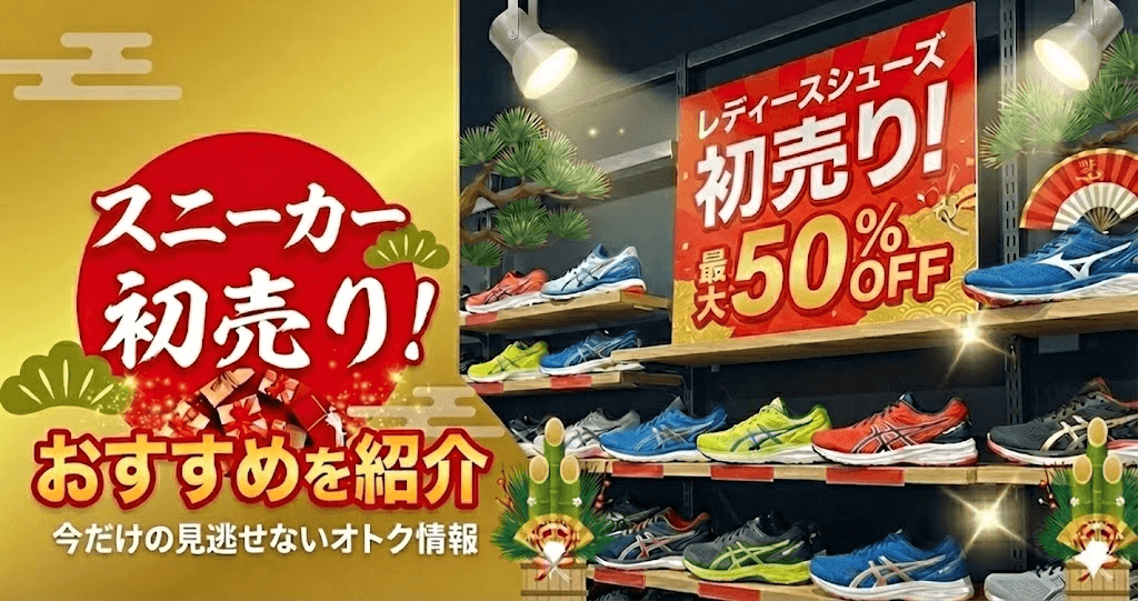 初売りスニーカー！おすすめを紹介