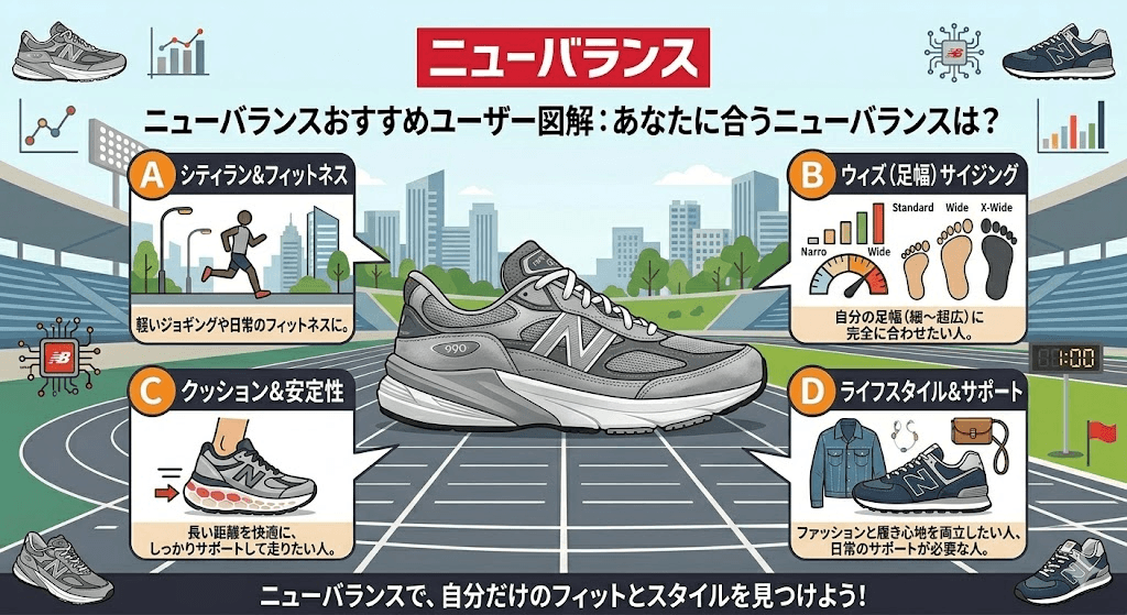 ニューバランスがおすすめな人