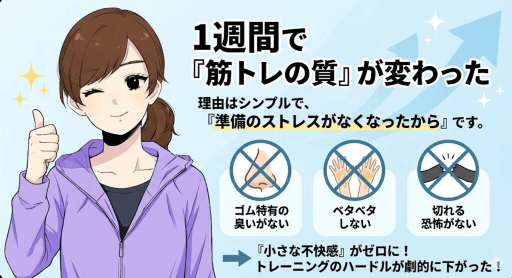 1週間で筋トレの質が変わった