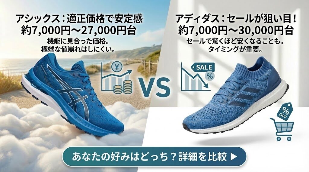 価格の違い:どちらも同じくらいの7,000円〜