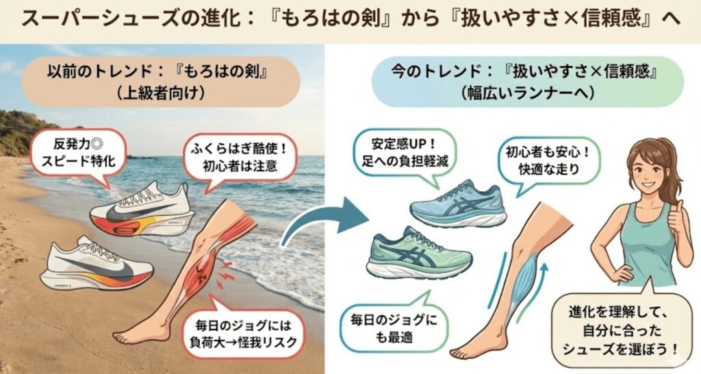 スーパーシューズの進化