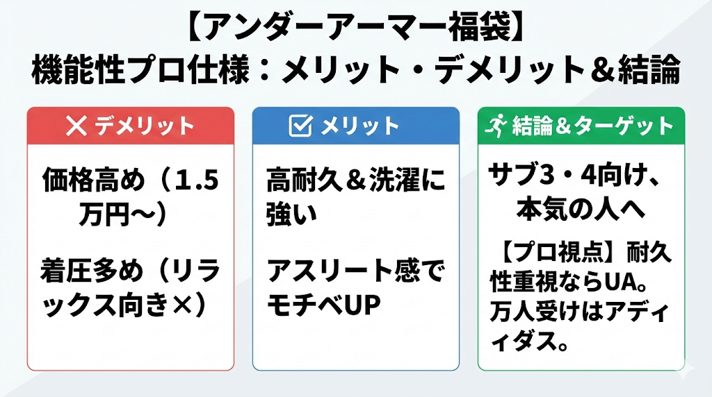 【アンダーアーマー福袋】機能性はプロ仕様