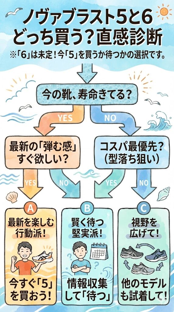 ノヴァブラスト5と6どっち買う?直感診断