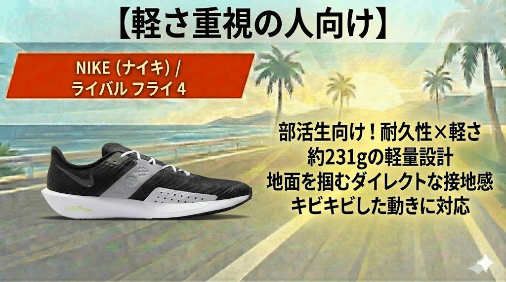 軽さ重視の人向け:ライバル フライ 4 (Rival Fly 4)