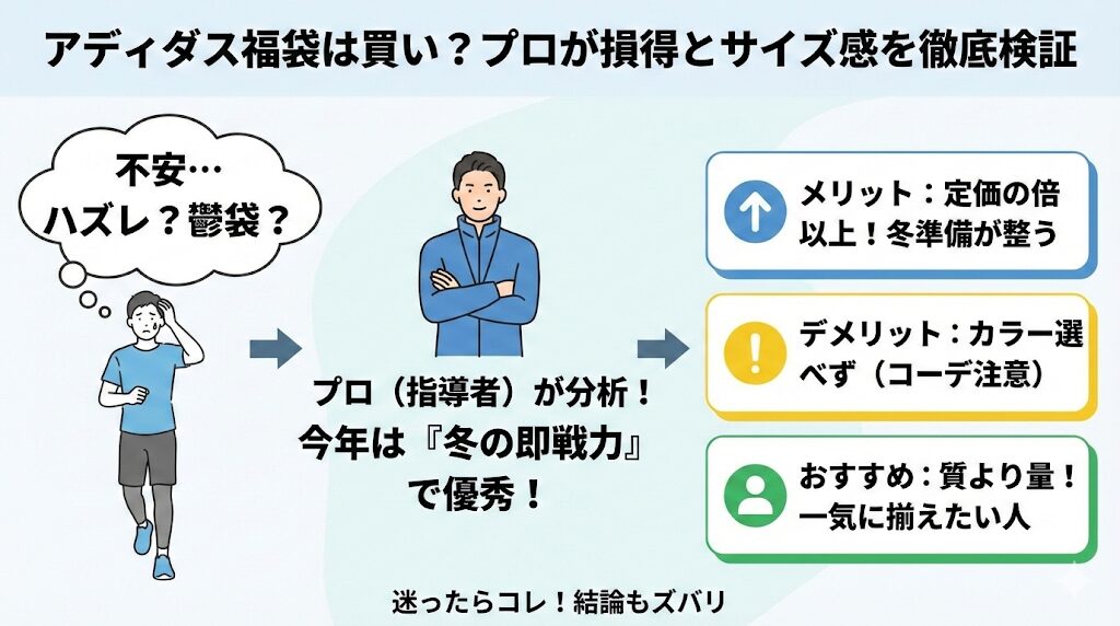 アディダスの福袋の中身結論