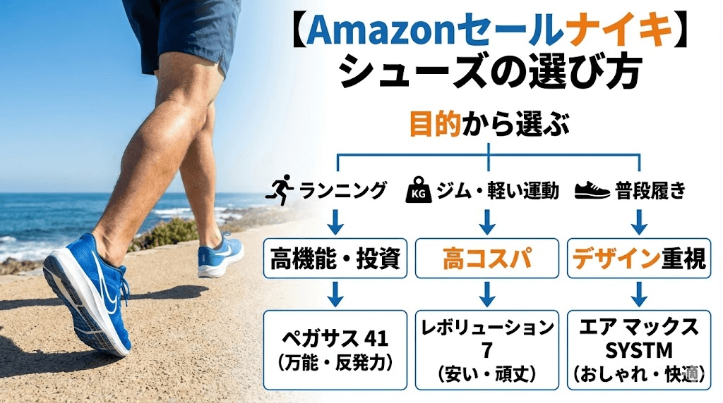 ☟Amazonセールナイキシューズの選び方をみる☟