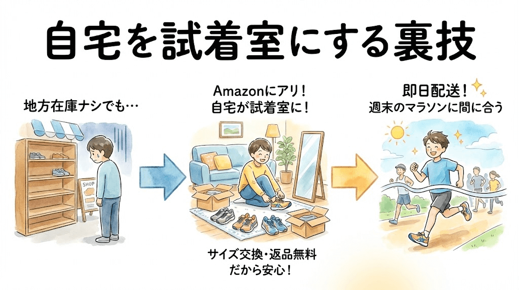 自宅を試着室にする裏技