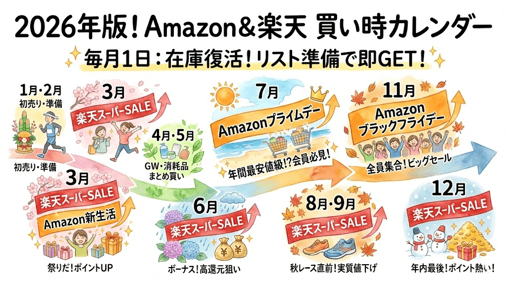 【2026年版】ノヴァブラスト5のAmazon・楽天のセール時期と買い時カレンダー