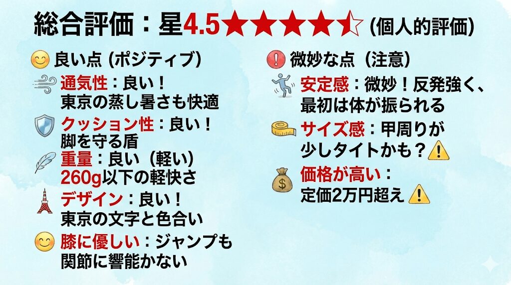 Asics Novablast 5 東京は軽くて、つい走りすぎてしまう危険なシューズ