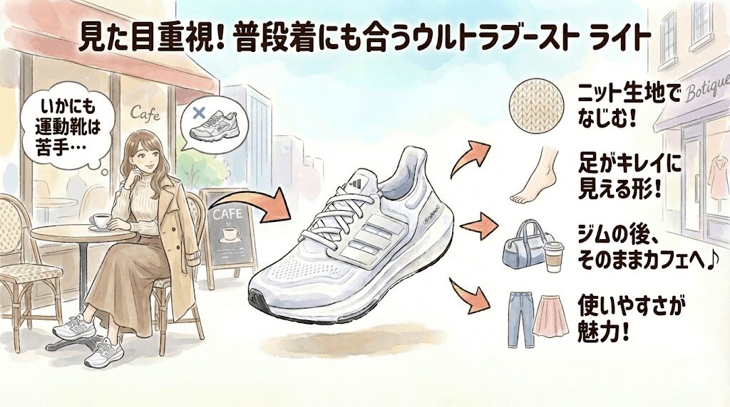 見た目重視でふだん着にもあわせたい人