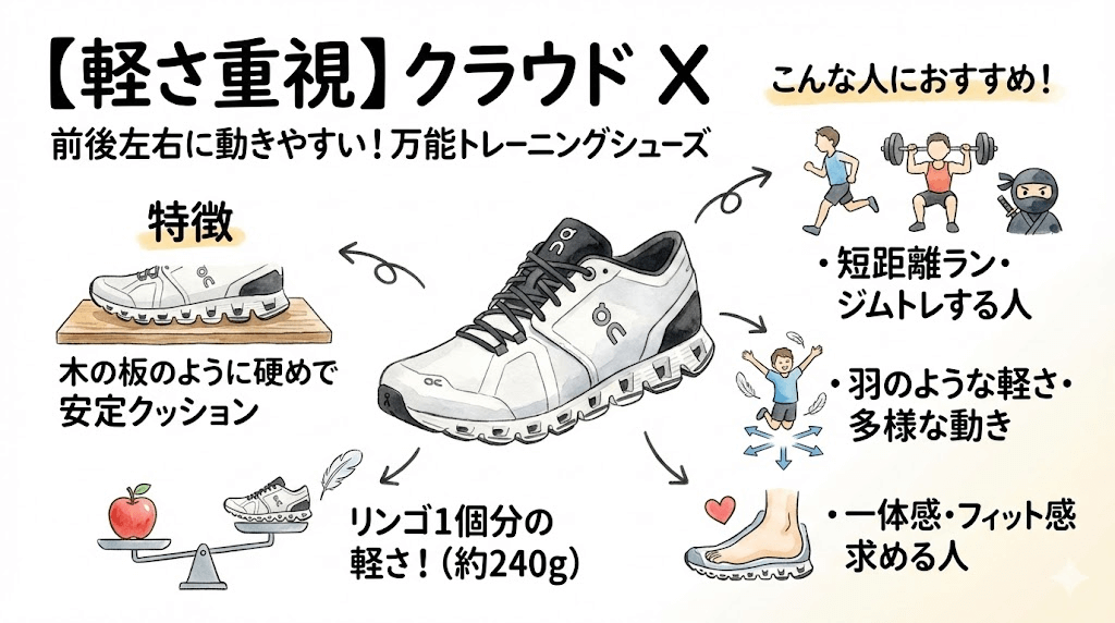 【軽さ重視】クラウド X