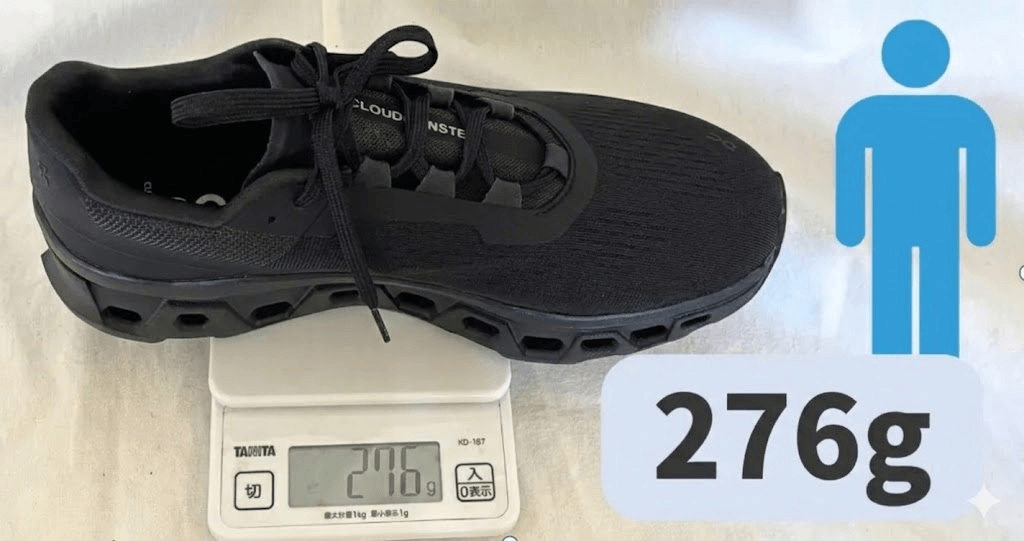 クラウドモンスターの重さは、見た目よりずっと軽い約275g。