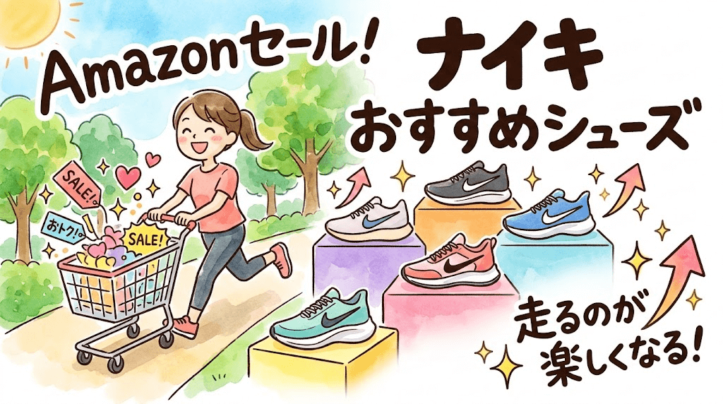 Amazonセールナイキ！おすすめランニングシューズを紹介