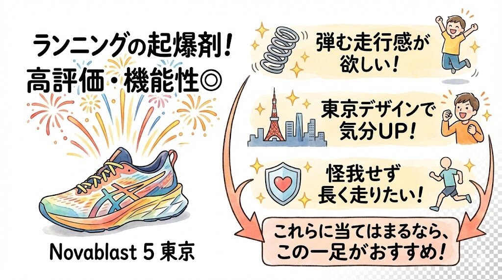 Asics Novablast 5 東京おすすめな人