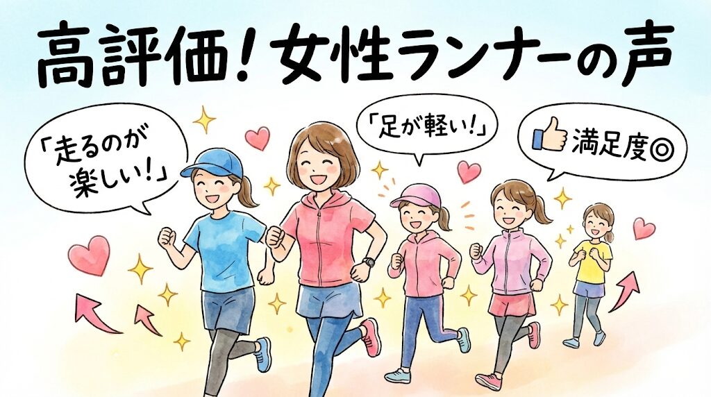 実際に履いている女性の良い口コミ・評判