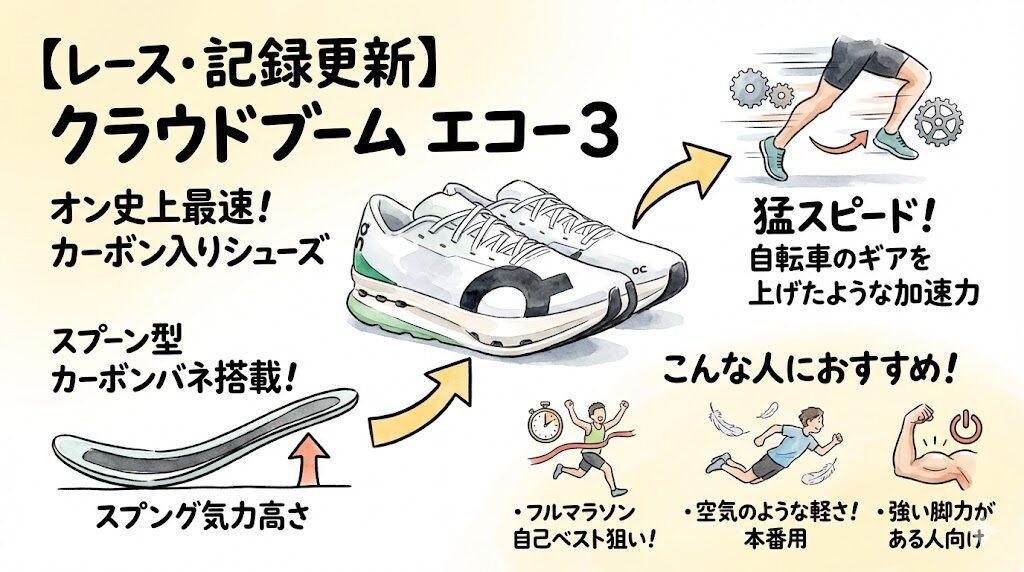 【レース・記録更新】クラウドブーム エコー3