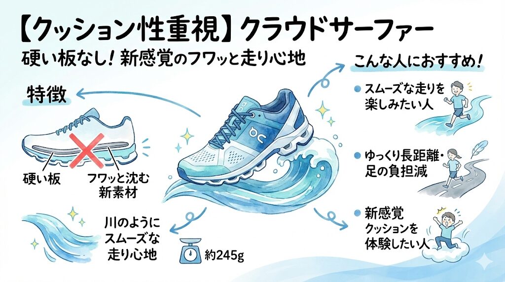 【クッション性重視】クラウドサーファー