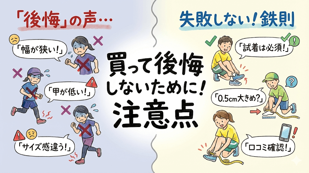 アディダスランニングシューズレディース買って後悔? 悪い口コミとサイズ選びの注意点