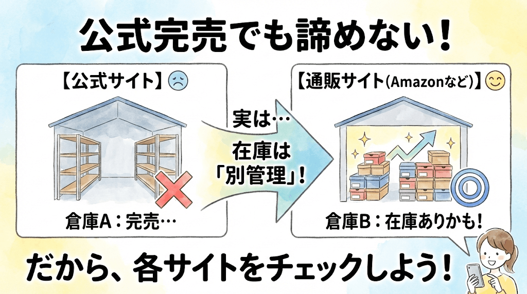 公式サイトで「完売」でも諦めないで！ 通販サイトに在庫が残るカラクリ