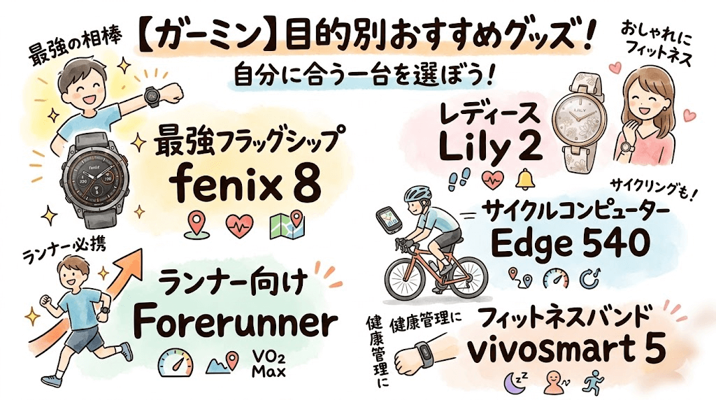 【ガーミン】ランニンググッズおすすめ