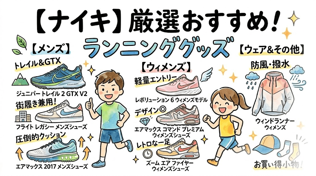 【ナイキ】ランニンググッズおすすめ