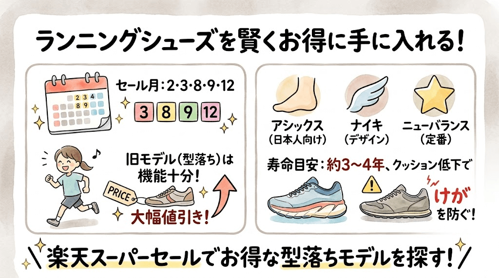 楽天スーパーセールランニングシューズよくある質問