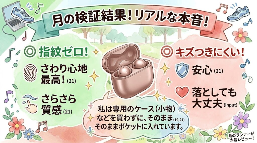 指紋がめだたない新色！ケースのさわり心地が最高