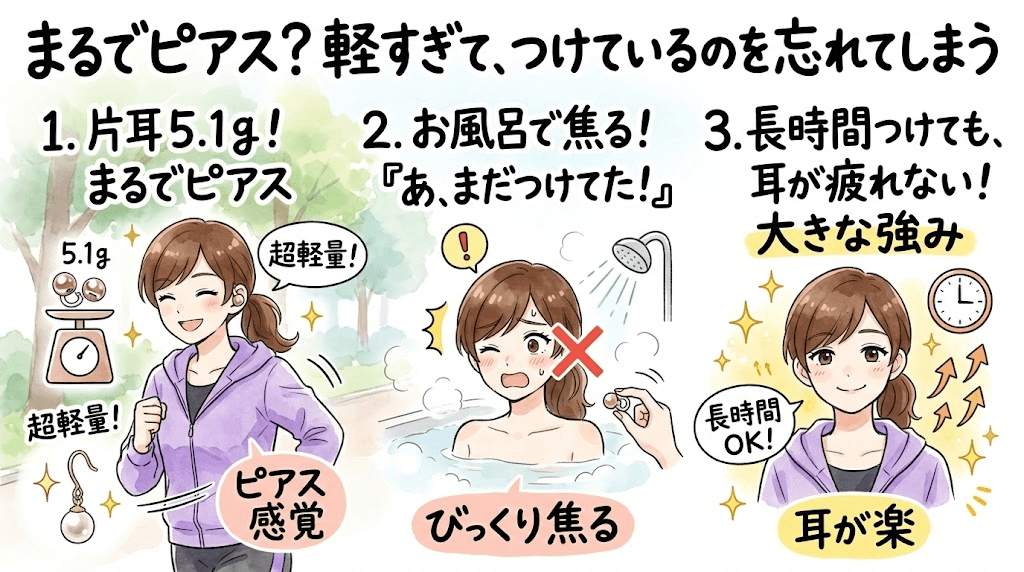 HUAWEI FreeClip 2の弱点は？使ってわかった悪い感想・レビュー