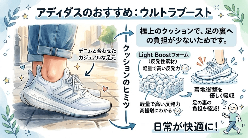 アディダスのおすすめ：ウルトラブースト