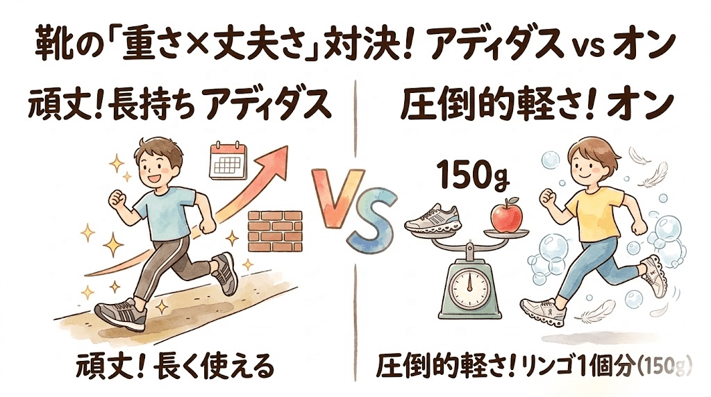靴の重さと丈夫さ：長持ち vs 軽さ