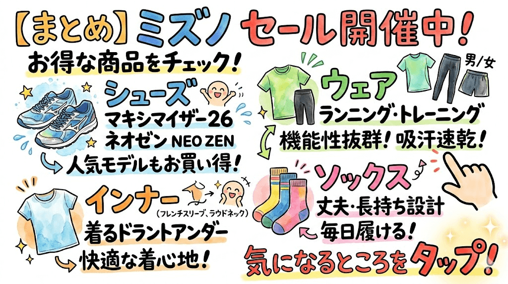 ミズノおすすめ商品