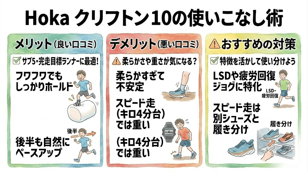 クリフトン10の口コミ