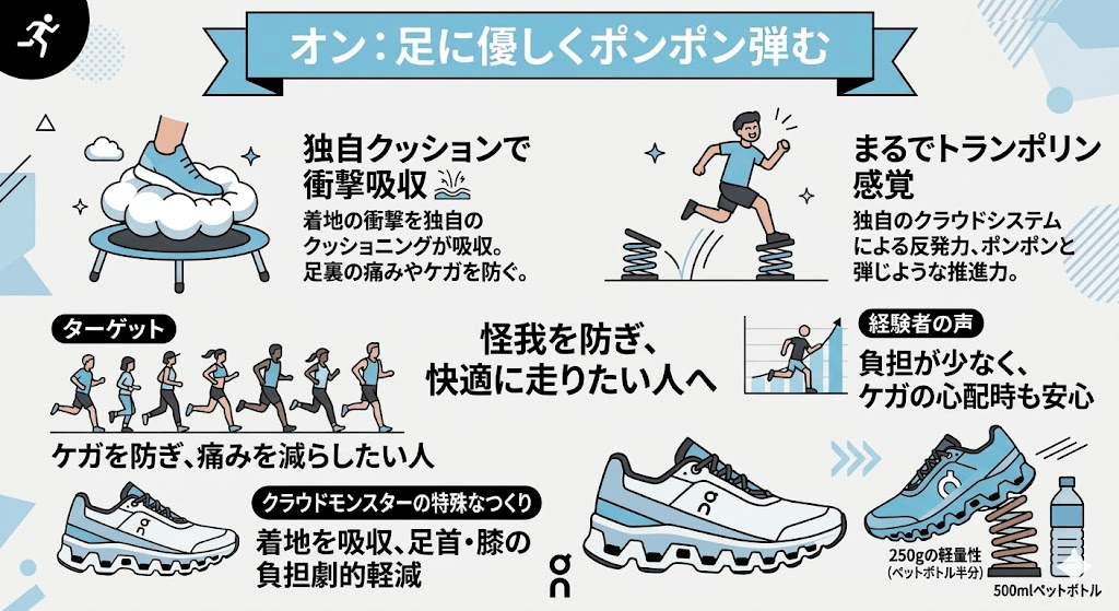 足への優しさを求めるなら「オン」