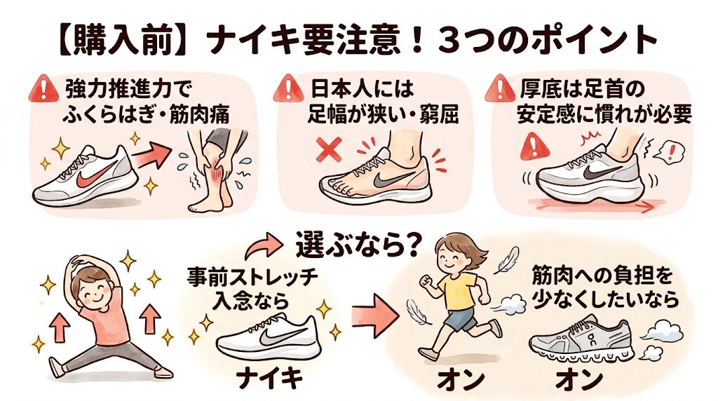 購入する前ナイキ要注意ポイント