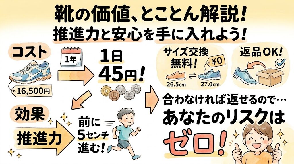 1日45円で前へ進む推進力が手に入る
