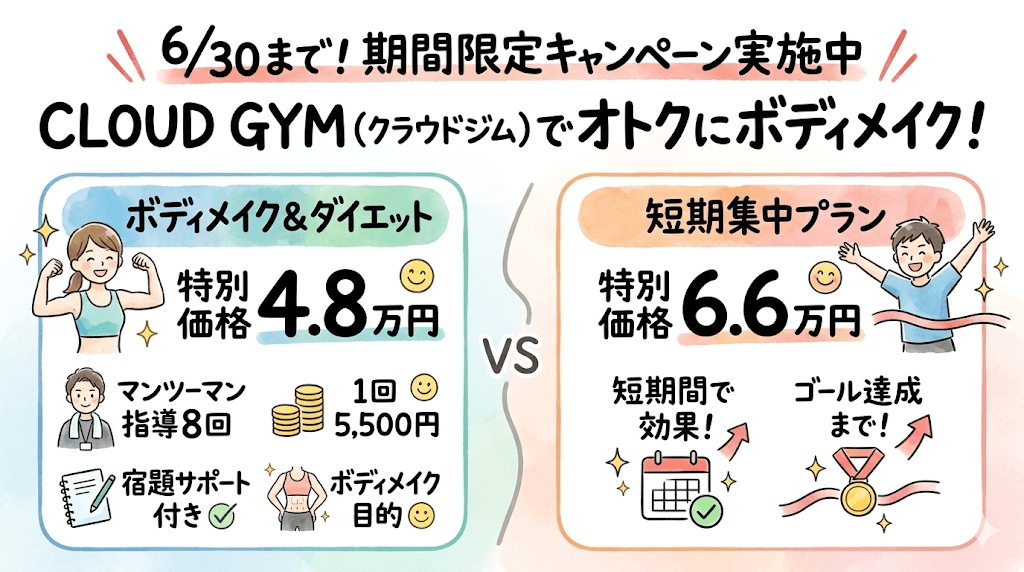 期間限定キャンペーン実施中