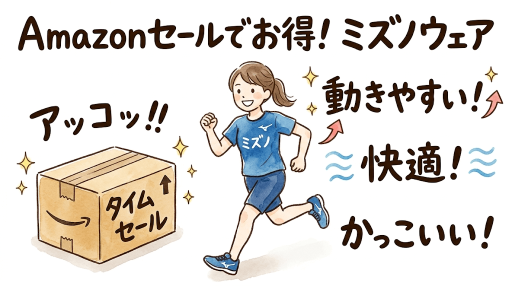 Amazonセールおすすめ!ミズノスポーツウェア