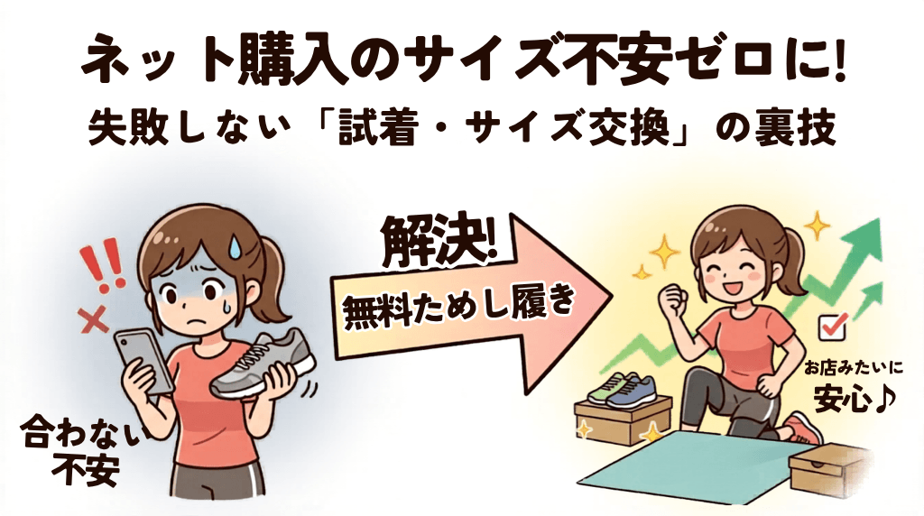 ネット購入の不安をゼロに！失敗しない「試着・サイズ交換」の裏技