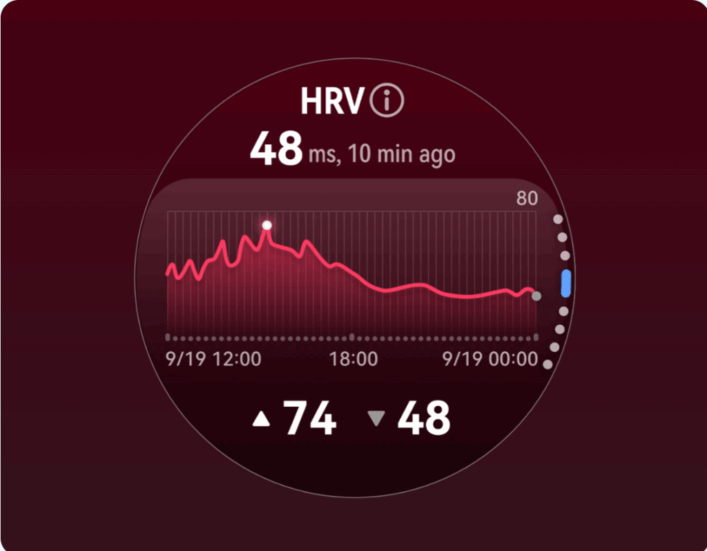 ペースや心拍数のグラフ表