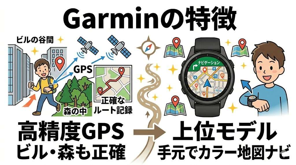 データ分析と信頼性で選ぶなら「Garmin(ガーミン)」